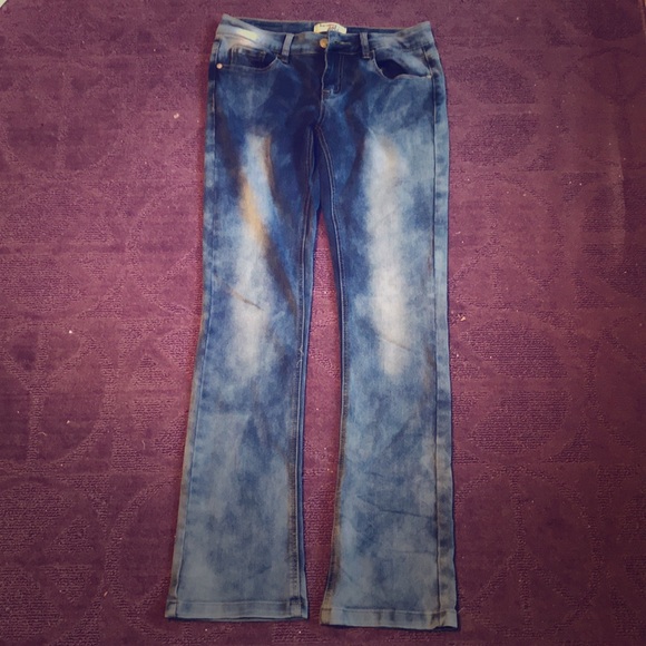 Blue jeggings - Picture 1 of 3